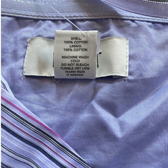 LOFT Multicolor Striped Halter Mini Dress w/ Pockets! NWT -‎ 6 - Picture 8 of 10